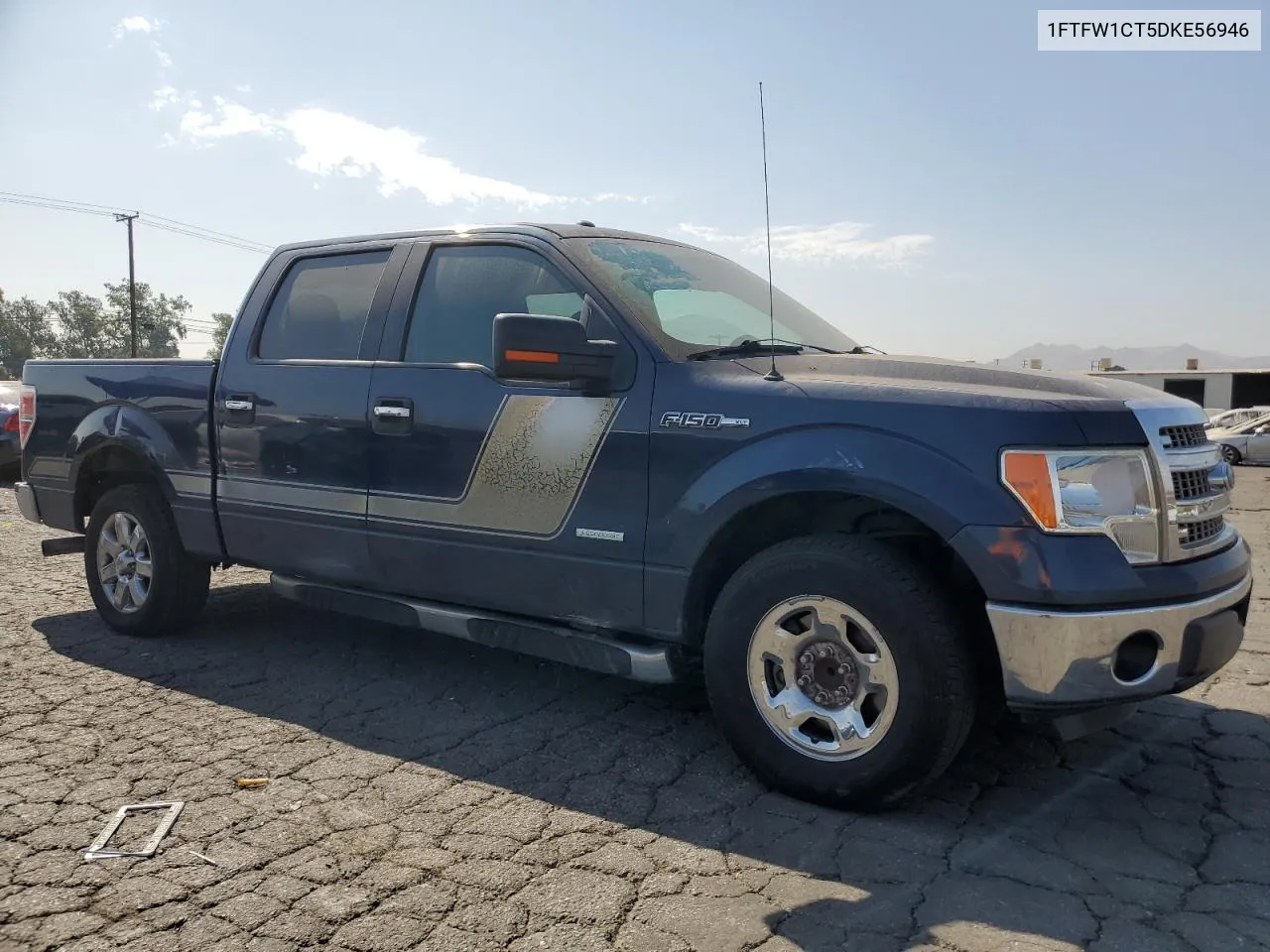 1FTFW1CT5DKE56946 2013 Ford F150 Supercrew