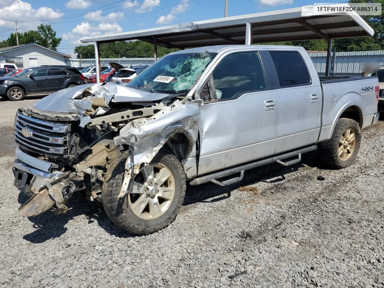 2013 Ford F150 Supercrew VIN: 1FTFW1EF2DFA86314 Lot: 62569994