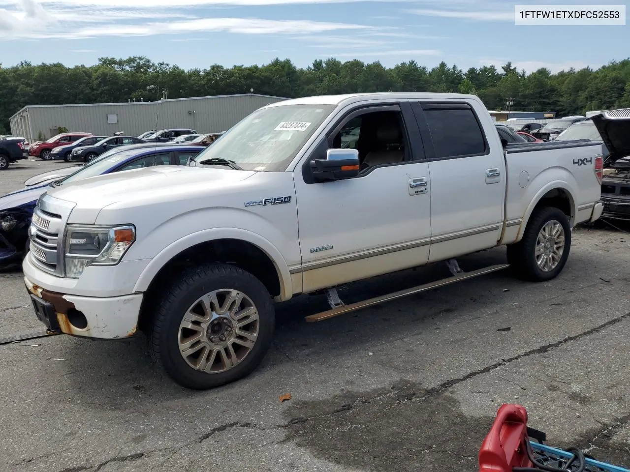 2013 Ford F150 Supercrew VIN: 1FTFW1ETXDFC52553 Lot: 63287034