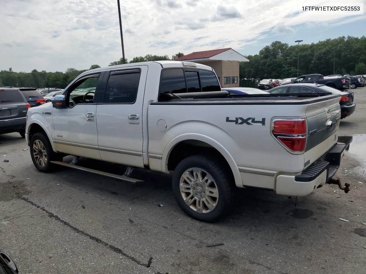 2013 Ford F150 Supercrew VIN: 1FTFW1ETXDFC52553 Lot: 63287034