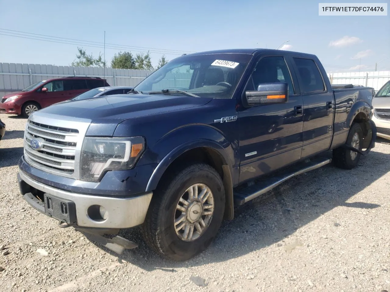 2013 Ford F150 Supercrew VIN: 1FTFW1ET7DFC74476 Lot: 64339673