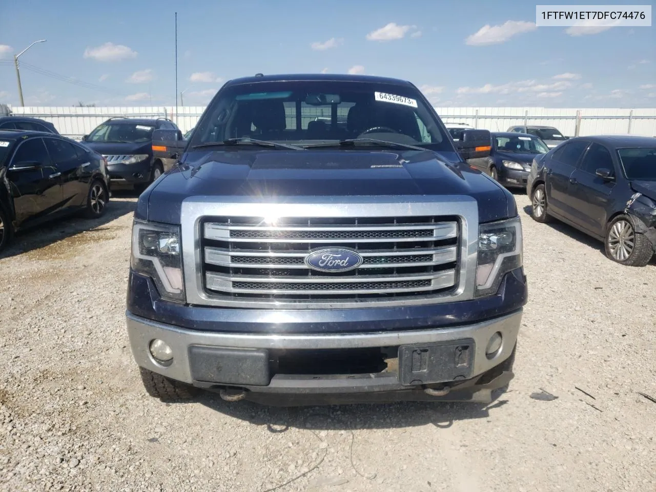 1FTFW1ET7DFC74476 2013 Ford F150 Supercrew