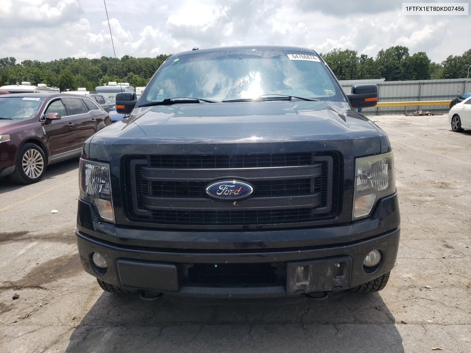 1FTFX1ET8DKD07456 2013 Ford F150 Super Cab