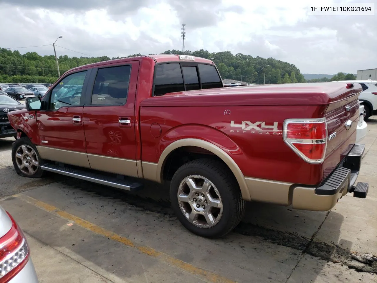 2013 Ford F150 Supercrew VIN: 1FTFW1ET1DKG21694 Lot: 65591064