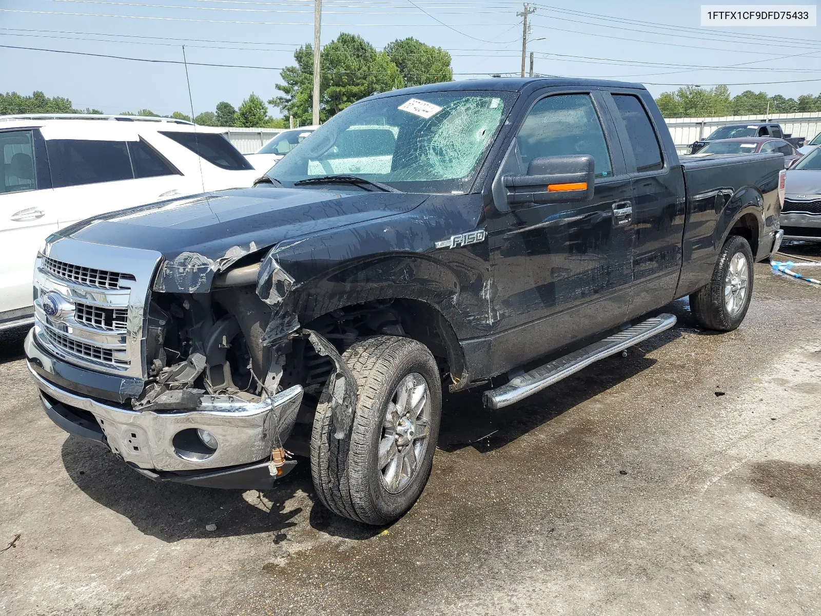 2013 Ford F150 Super Cab VIN: 1FTFX1CF9DFD75433 Lot: 65740544