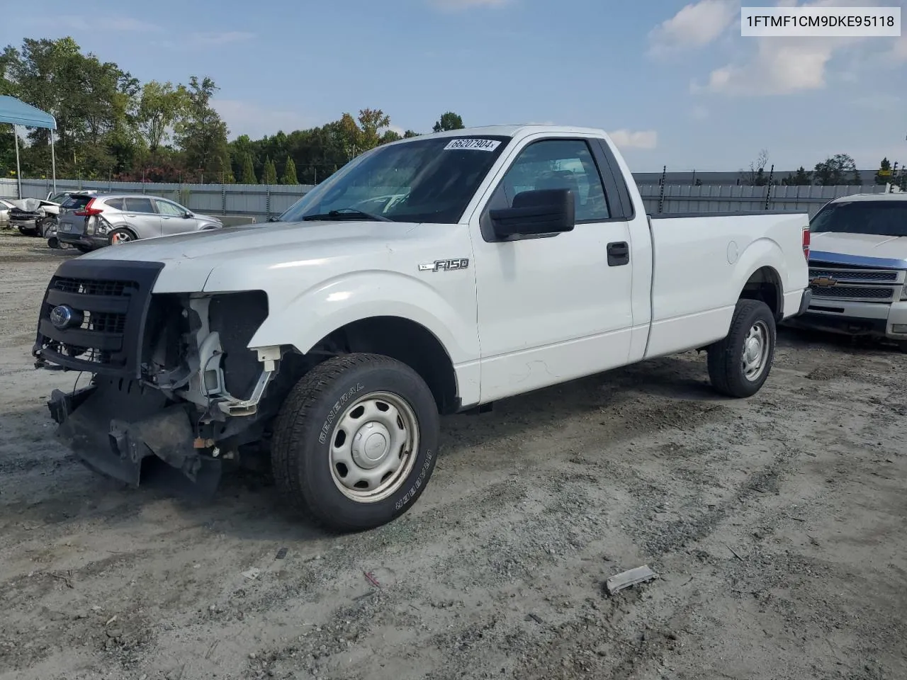 2013 Ford F150 VIN: 1FTMF1CM9DKE95118 Lot: 66207904