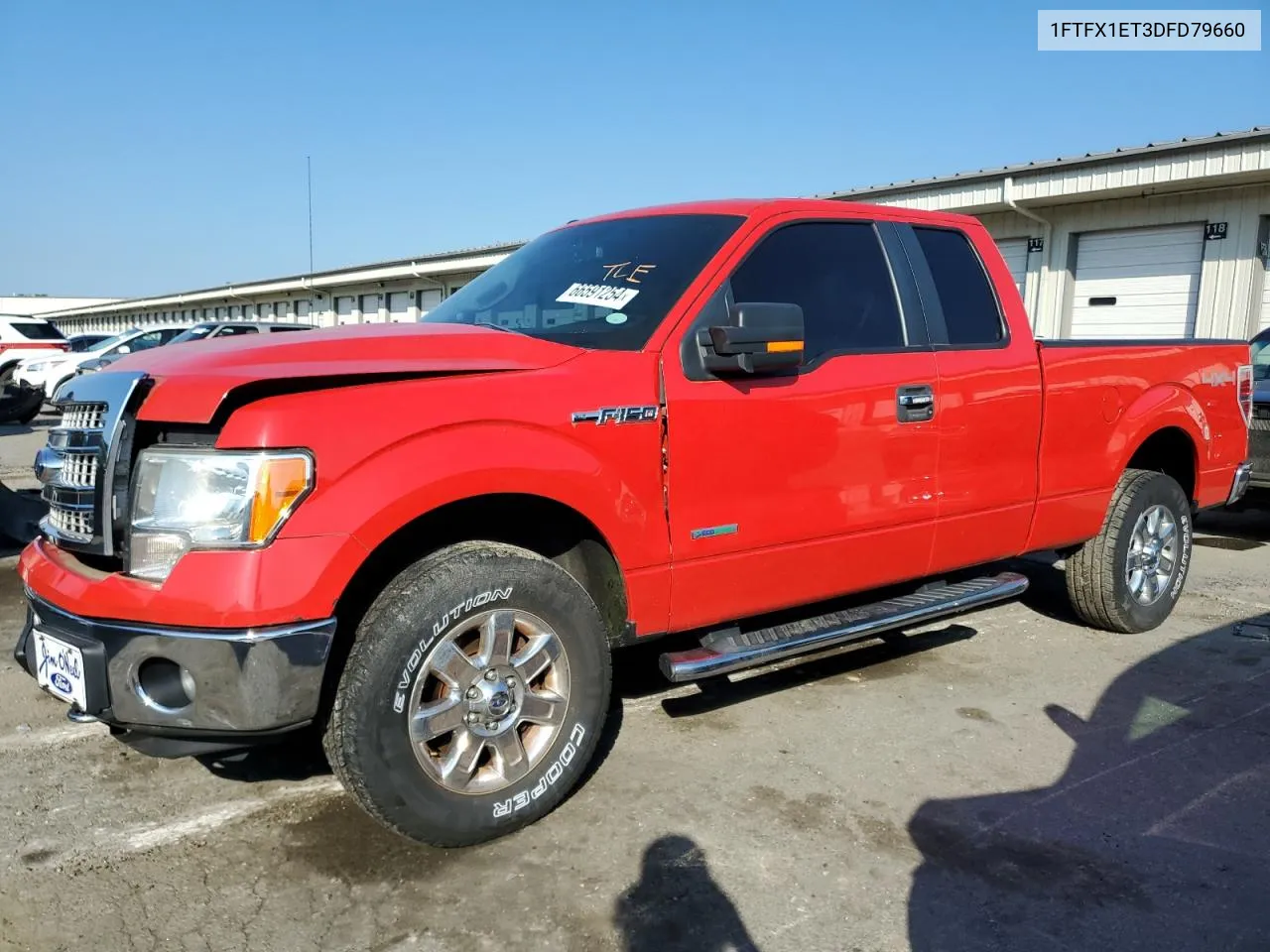 2013 Ford F150 Super Cab VIN: 1FTFX1ET3DFD79660 Lot: 66591254