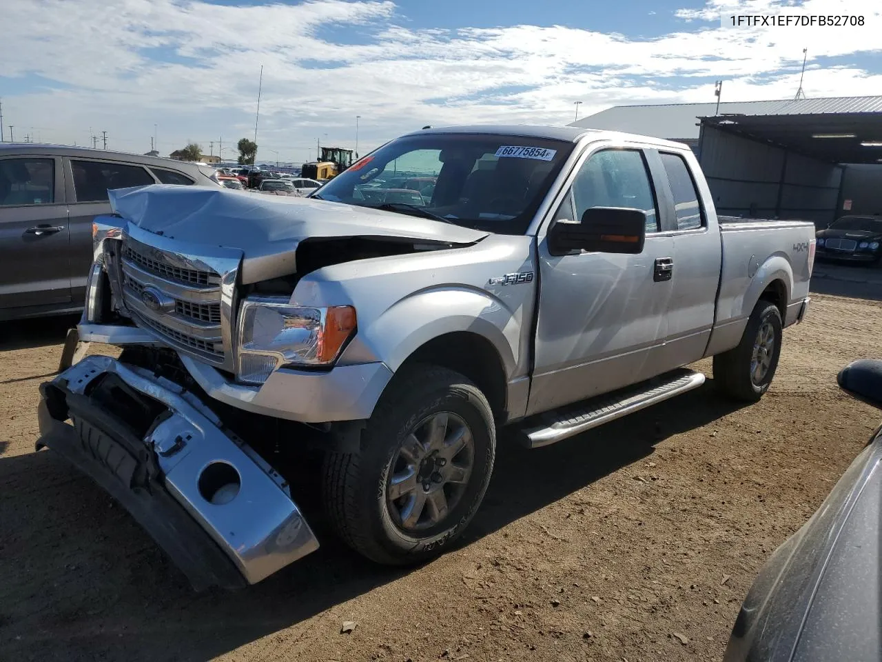 2013 Ford F150 Super Cab VIN: 1FTFX1EF7DFB52708 Lot: 66775854