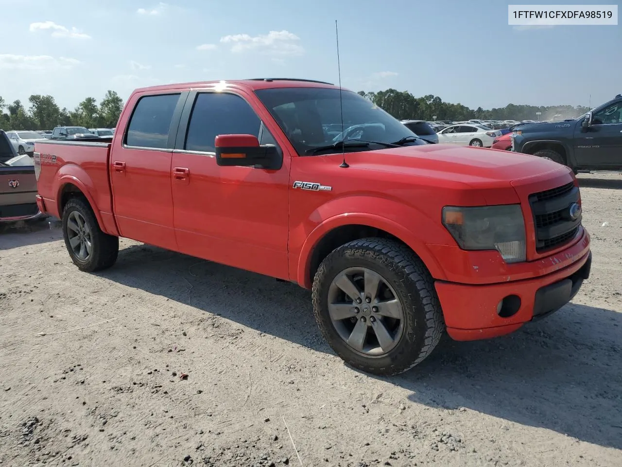 2013 Ford F150 Supercrew VIN: 1FTFW1CFXDFA98519 Lot: 66782774