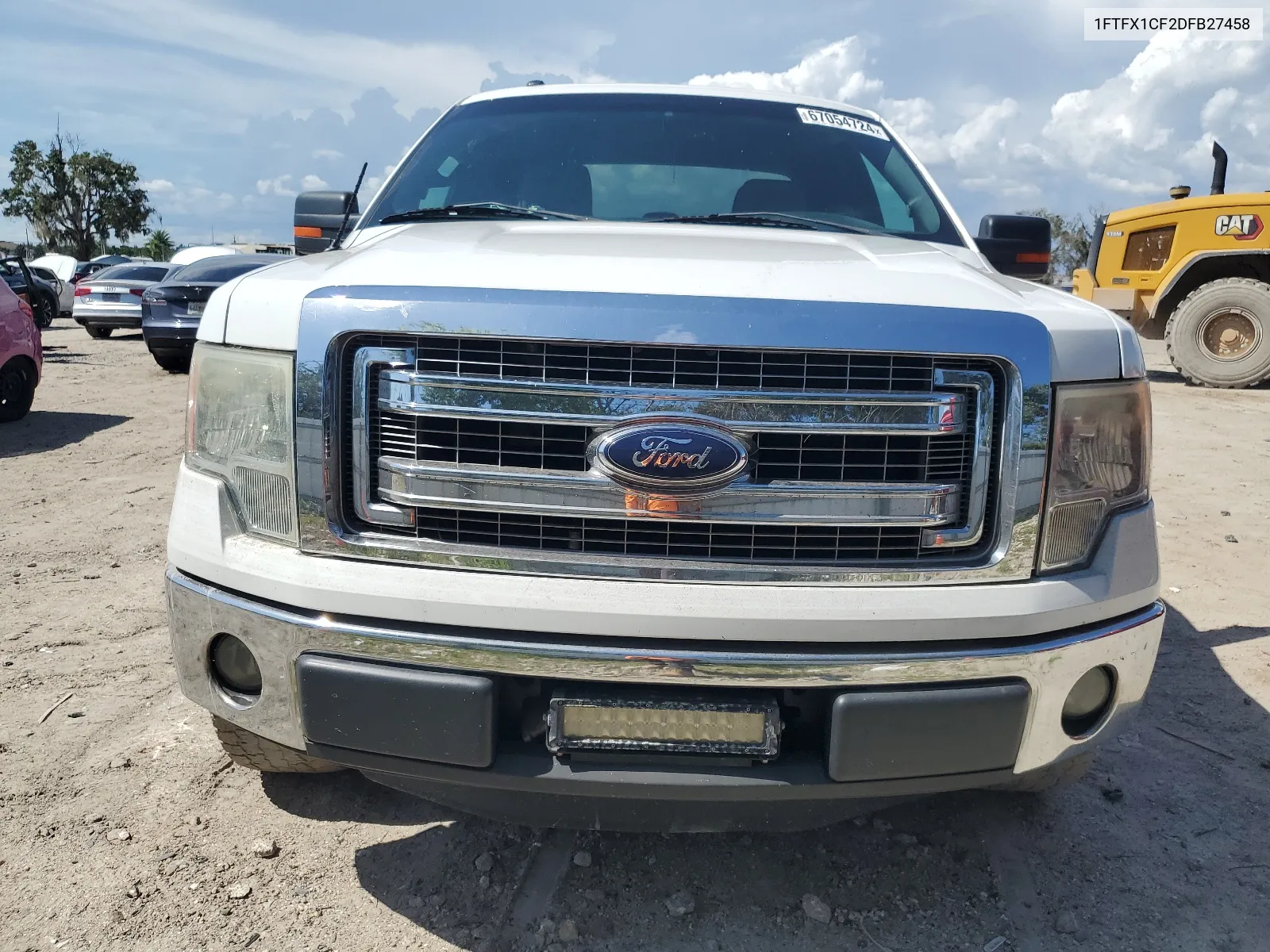 2013 Ford F150 Super Cab VIN: 1FTFX1CF2DFB27458 Lot: 67054724