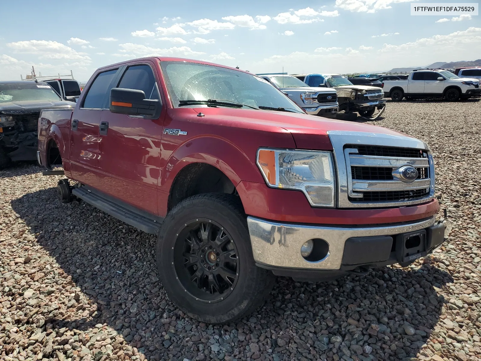 2013 Ford F150 Supercrew VIN: 1FTFW1EF1DFA75529 Lot: 67246284