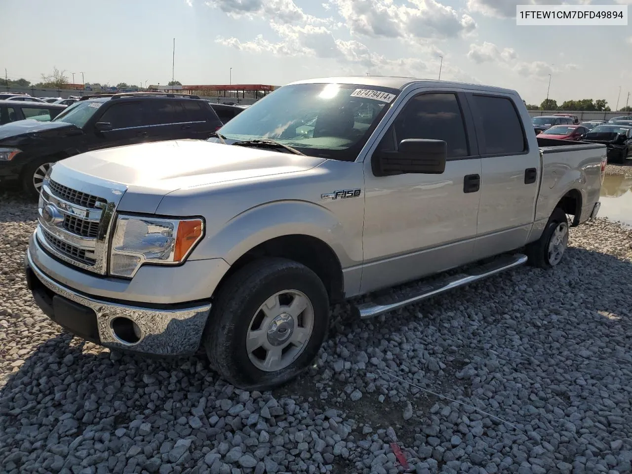 2013 Ford F150 Supercrew VIN: 1FTEW1CM7DFD49894 Lot: 67479414