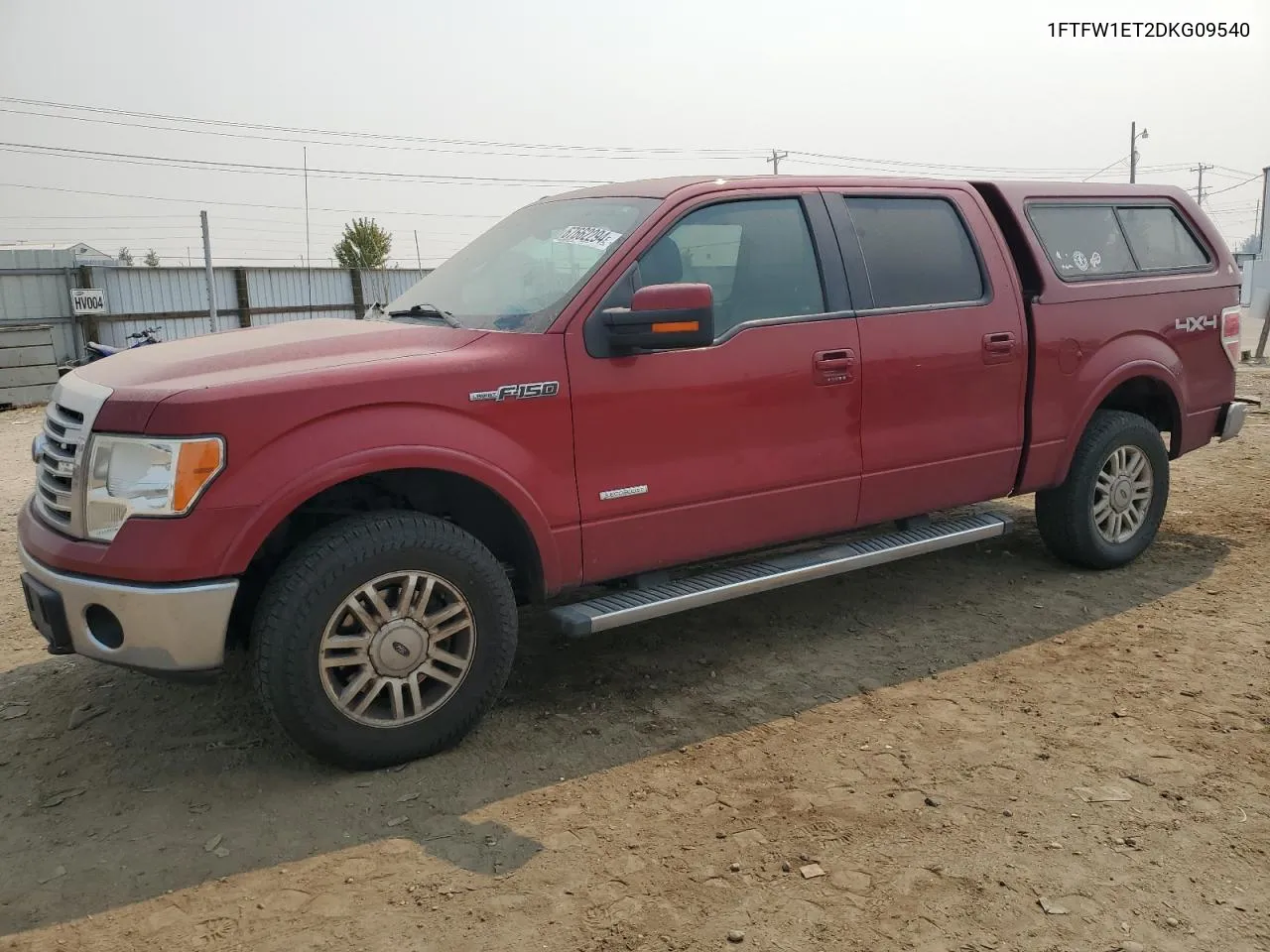 1FTFW1ET2DKG09540 2013 Ford F150 Supercrew