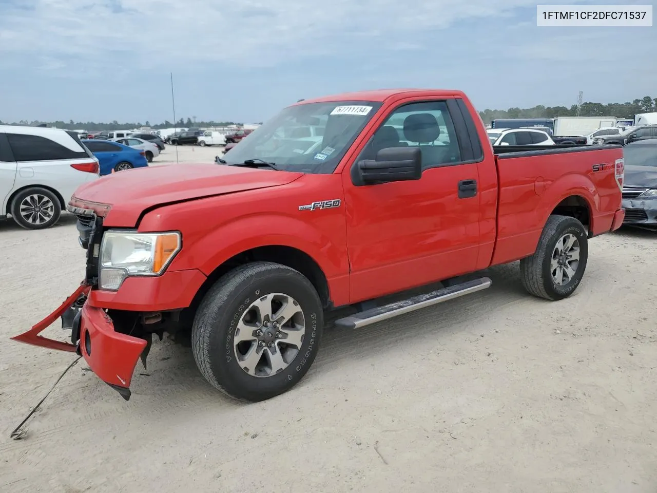 2013 Ford F150 VIN: 1FTMF1CF2DFC71537 Lot: 67711734