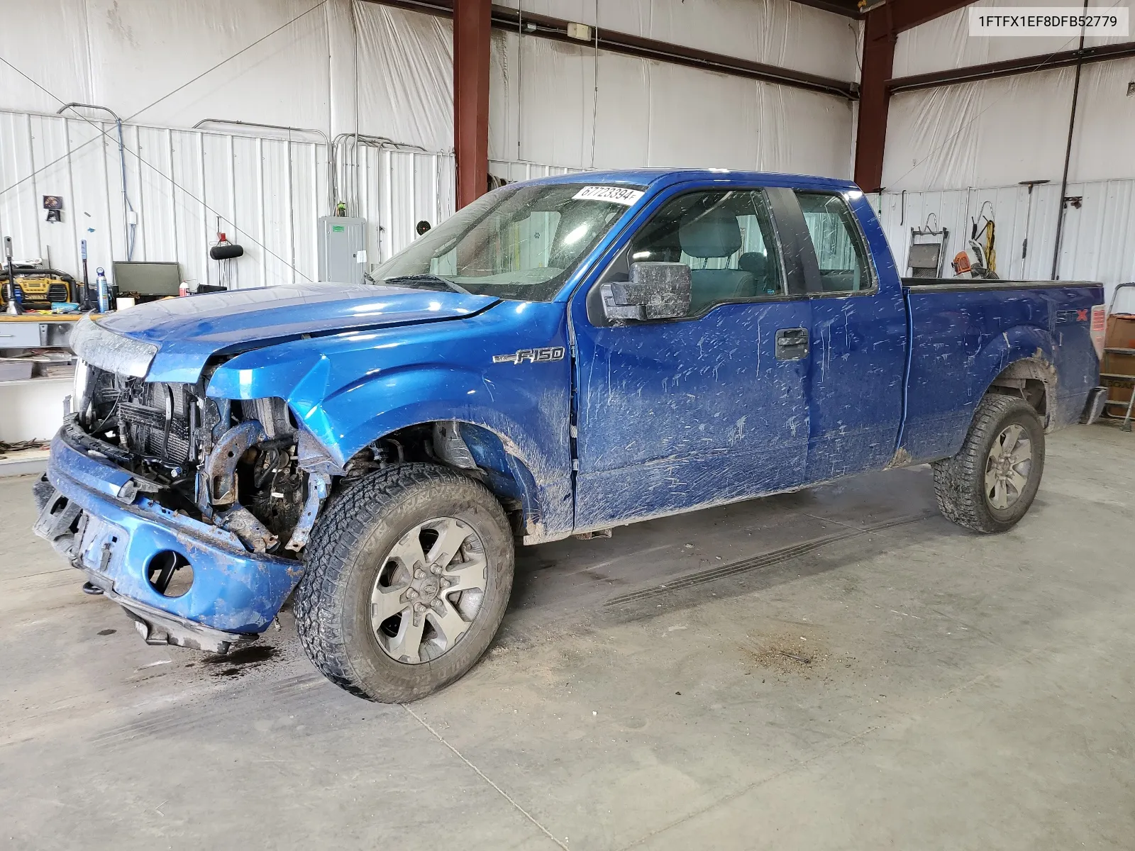 1FTFX1EF8DFB52779 2013 Ford F150 Super Cab