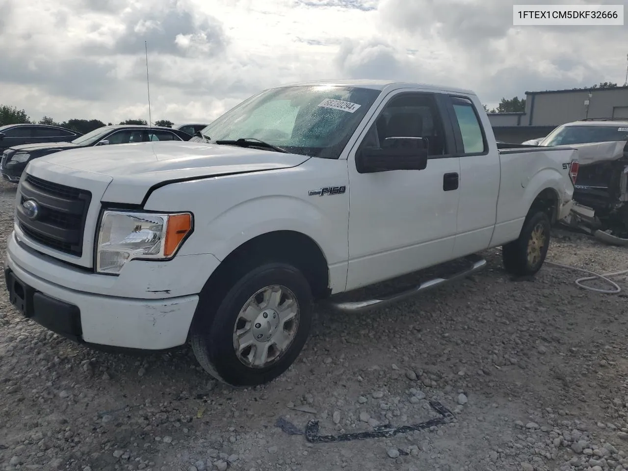 1FTEX1CM5DKF32666 2013 Ford F150 Super Cab