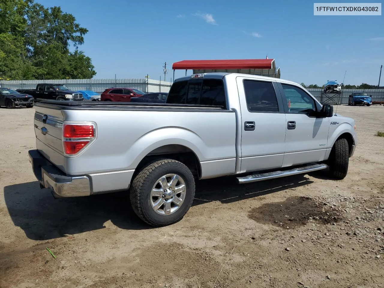 2013 Ford F150 Supercrew VIN: 1FTFW1CTXDKG43082 Lot: 68439114