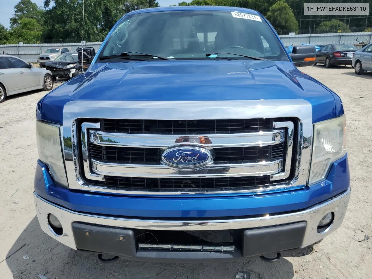 2013 Ford F150 Supercrew VIN: 1FTFW1EFXDKE63110 Lot: 68627834