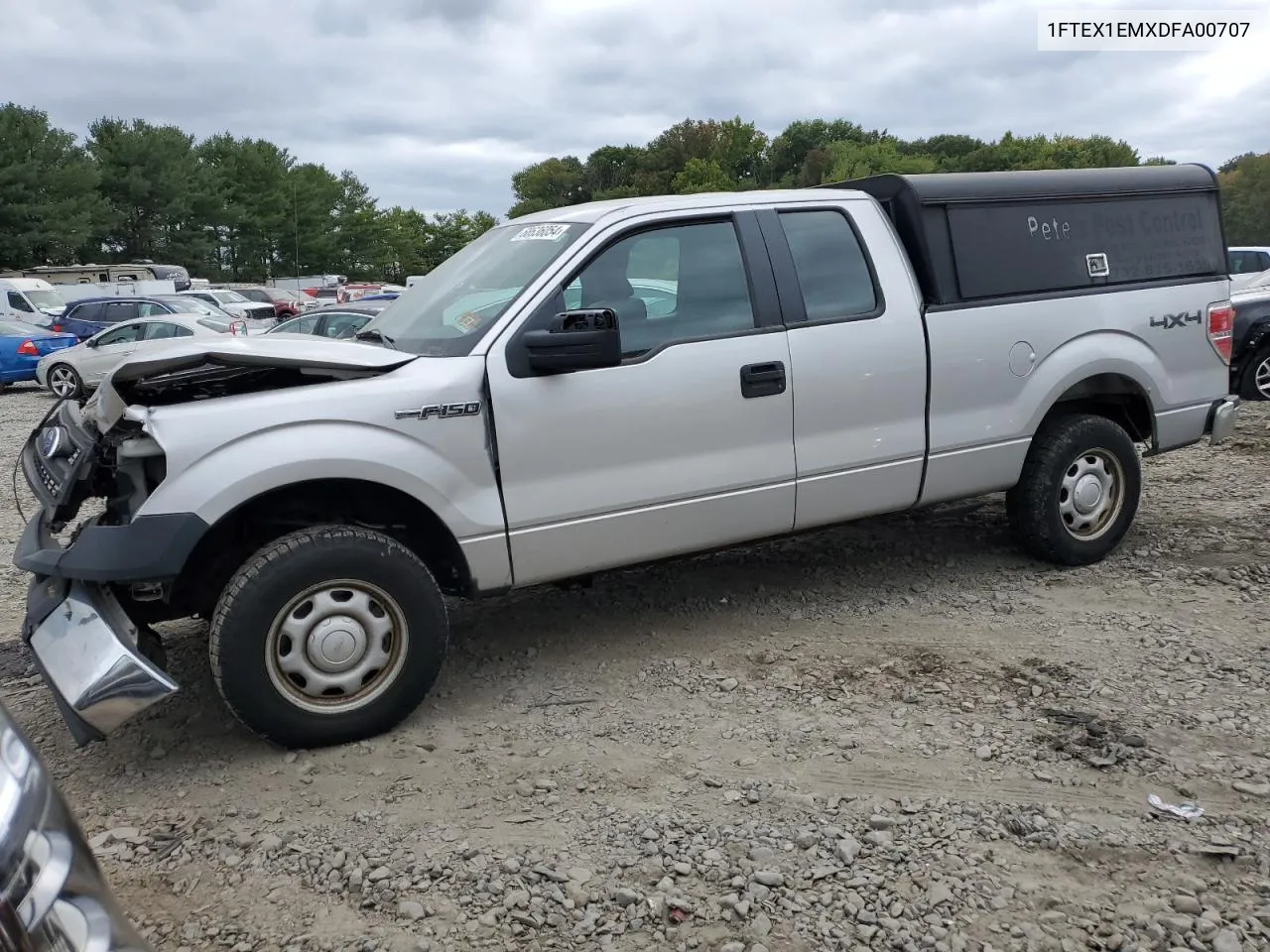 2013 Ford F150 Super Cab VIN: 1FTEX1EMXDFA00707 Lot: 68636054