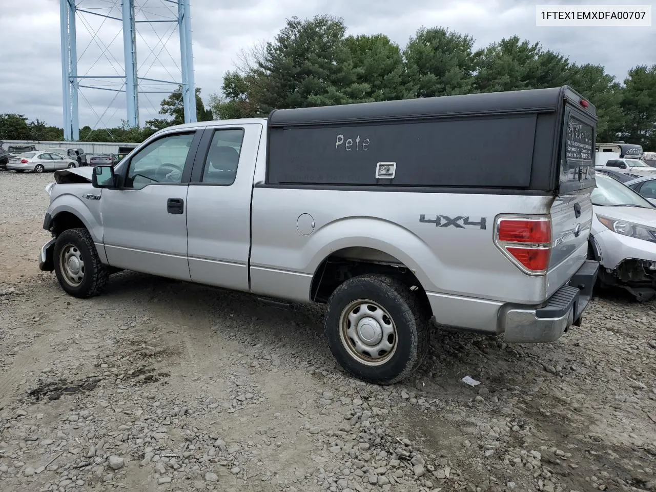 2013 Ford F150 Super Cab VIN: 1FTEX1EMXDFA00707 Lot: 68636054