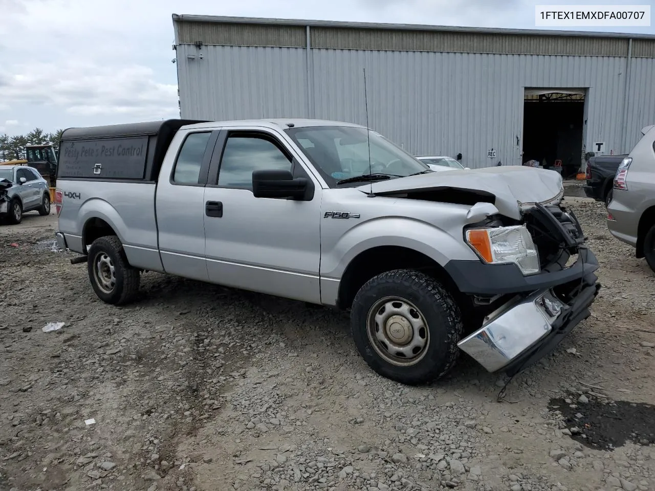 2013 Ford F150 Super Cab VIN: 1FTEX1EMXDFA00707 Lot: 68636054