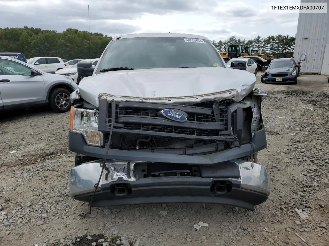 2013 Ford F150 Super Cab VIN: 1FTEX1EMXDFA00707 Lot: 68636054