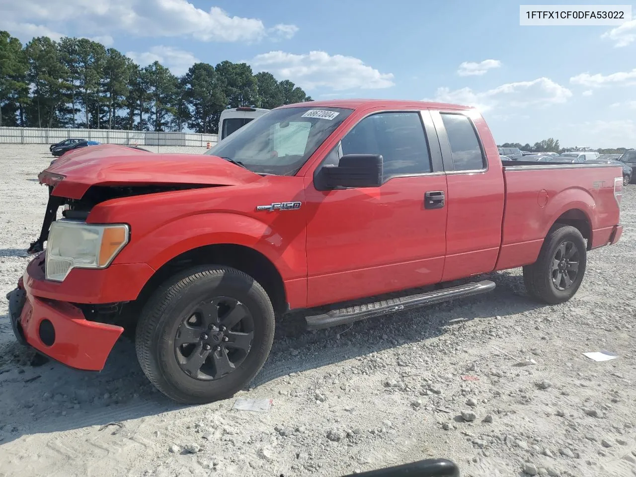 2013 Ford F150 Super Cab VIN: 1FTFX1CF0DFA53022 Lot: 68672004