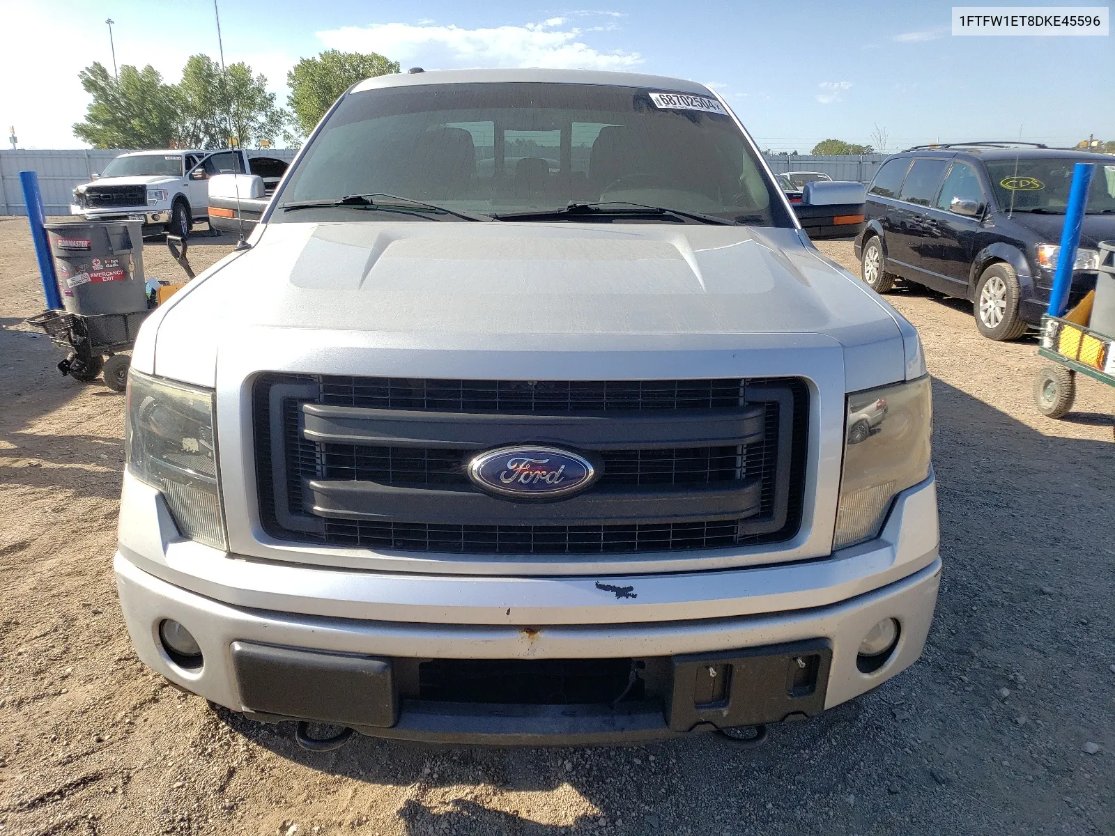 2013 Ford F150 Supercrew VIN: 1FTFW1ET8DKE45596 Lot: 68702504