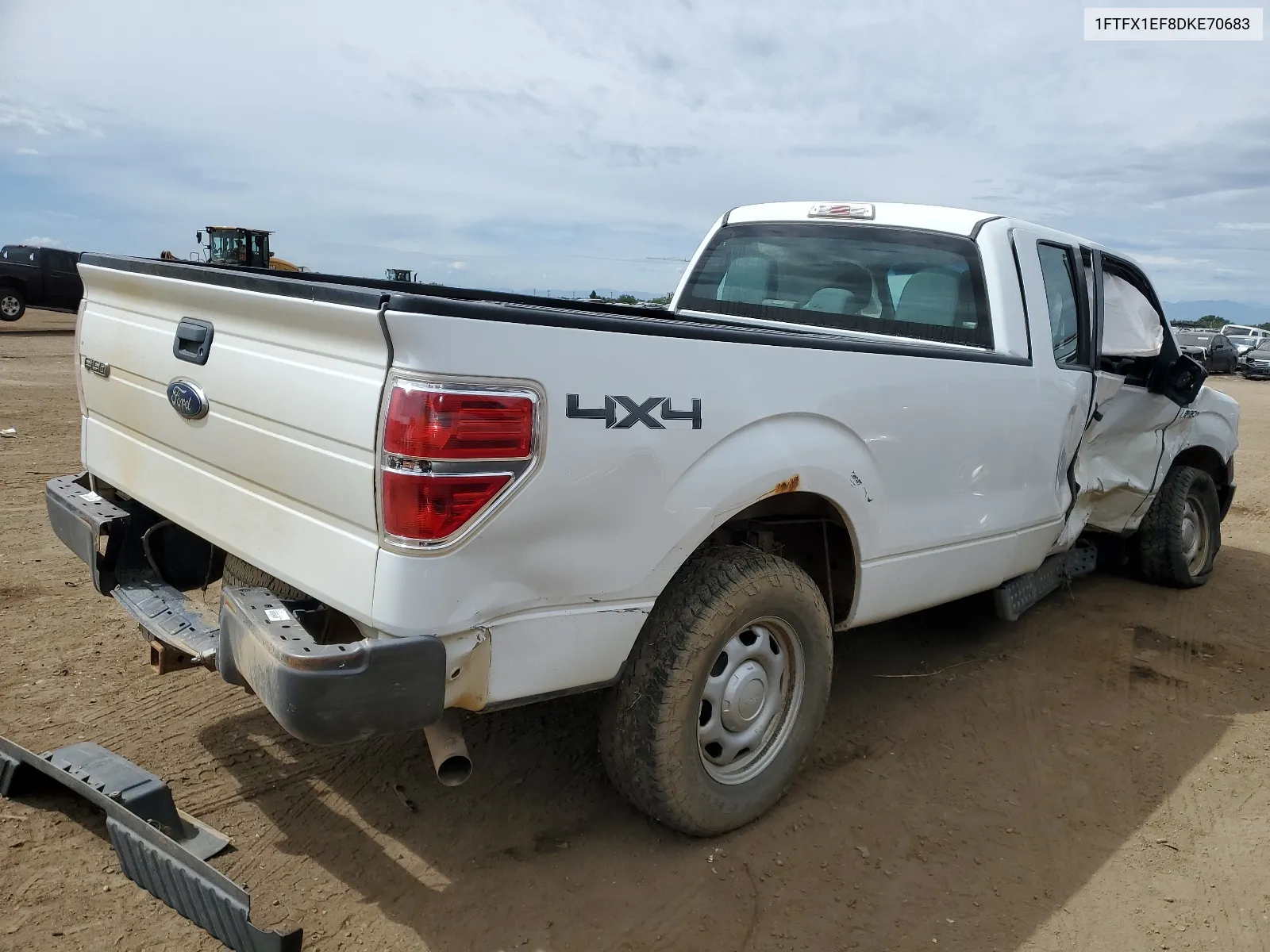 1FTFX1EF8DKE70683 2013 Ford F150 Super Cab