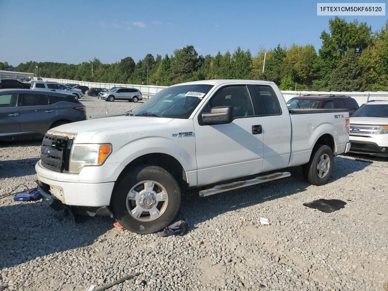 1FTEX1CM5DKF65120 2013 Ford F150 Super Cab