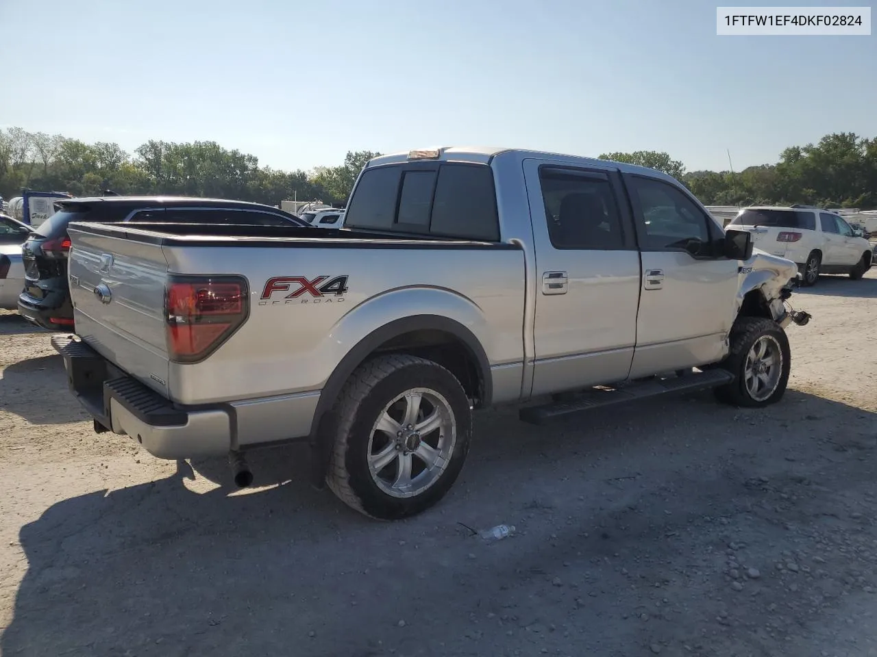 2013 Ford F150 Supercrew VIN: 1FTFW1EF4DKF02824 Lot: 69044304