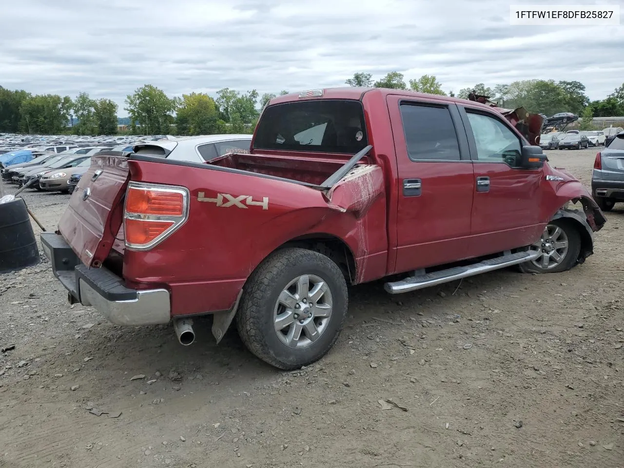 2013 Ford F150 Supercrew VIN: 1FTFW1EF8DFB25827 Lot: 69102184