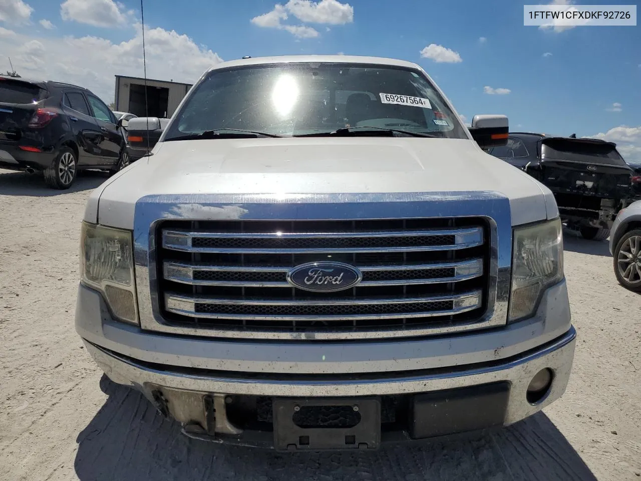 1FTFW1CFXDKF92726 2013 Ford F150 Supercrew