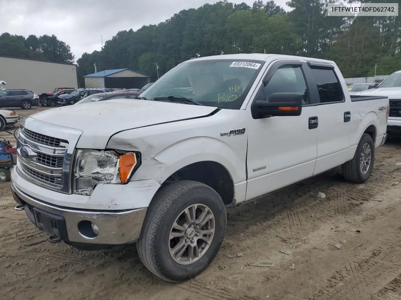 2013 Ford F150 Supercrew VIN: 1FTFW1ET4DFD62742 Lot: 69312064