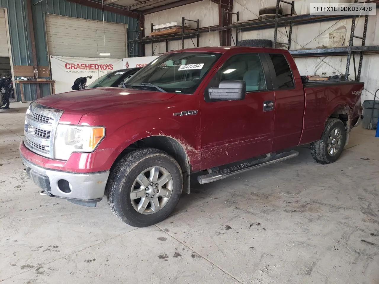 1FTFX1EF0DKD37478 2013 Ford F150 Super Cab