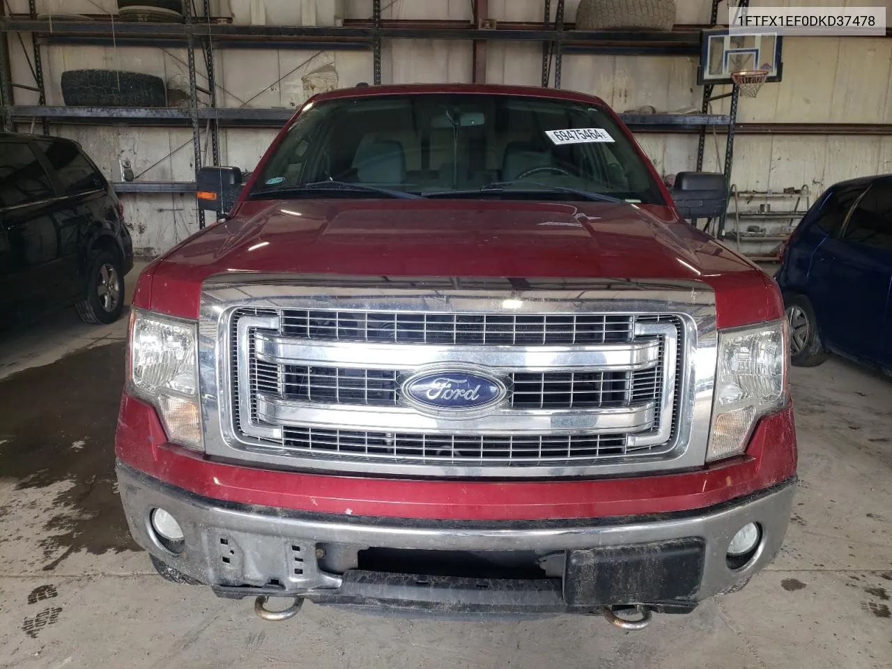 1FTFX1EF0DKD37478 2013 Ford F150 Super Cab