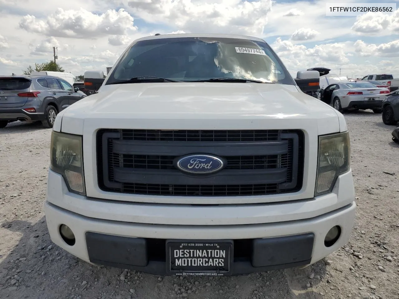 2013 Ford F150 Supercrew VIN: 1FTFW1CF2DKE86562 Lot: 69497744