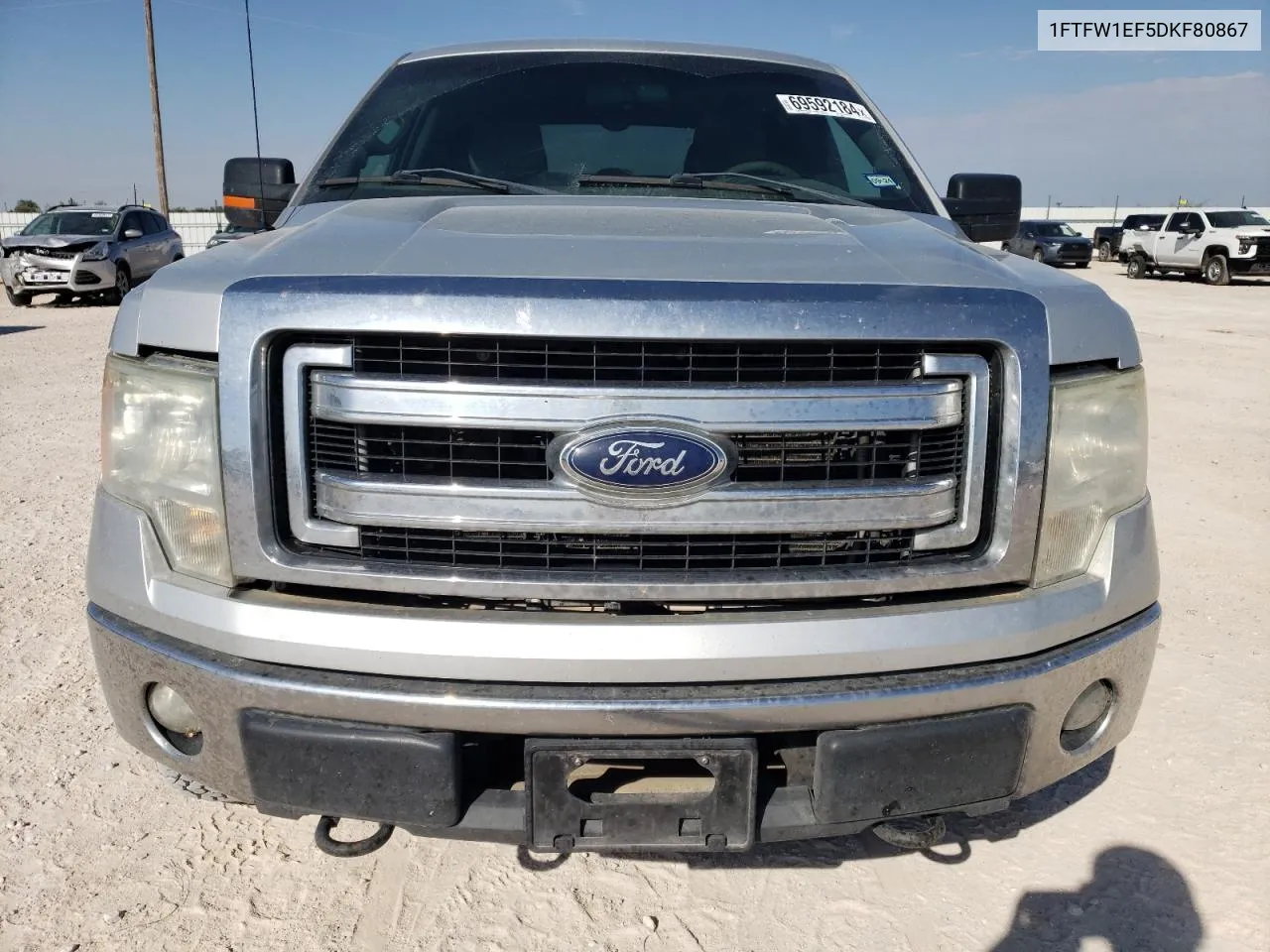 2013 Ford F150 Supercrew VIN: 1FTFW1EF5DKF80867 Lot: 69592184