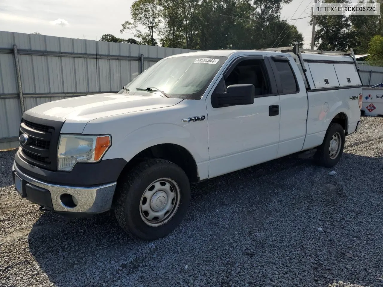 2013 Ford F150 Super Cab VIN: 1FTFX1EF9DKE06720 Lot: 69598644