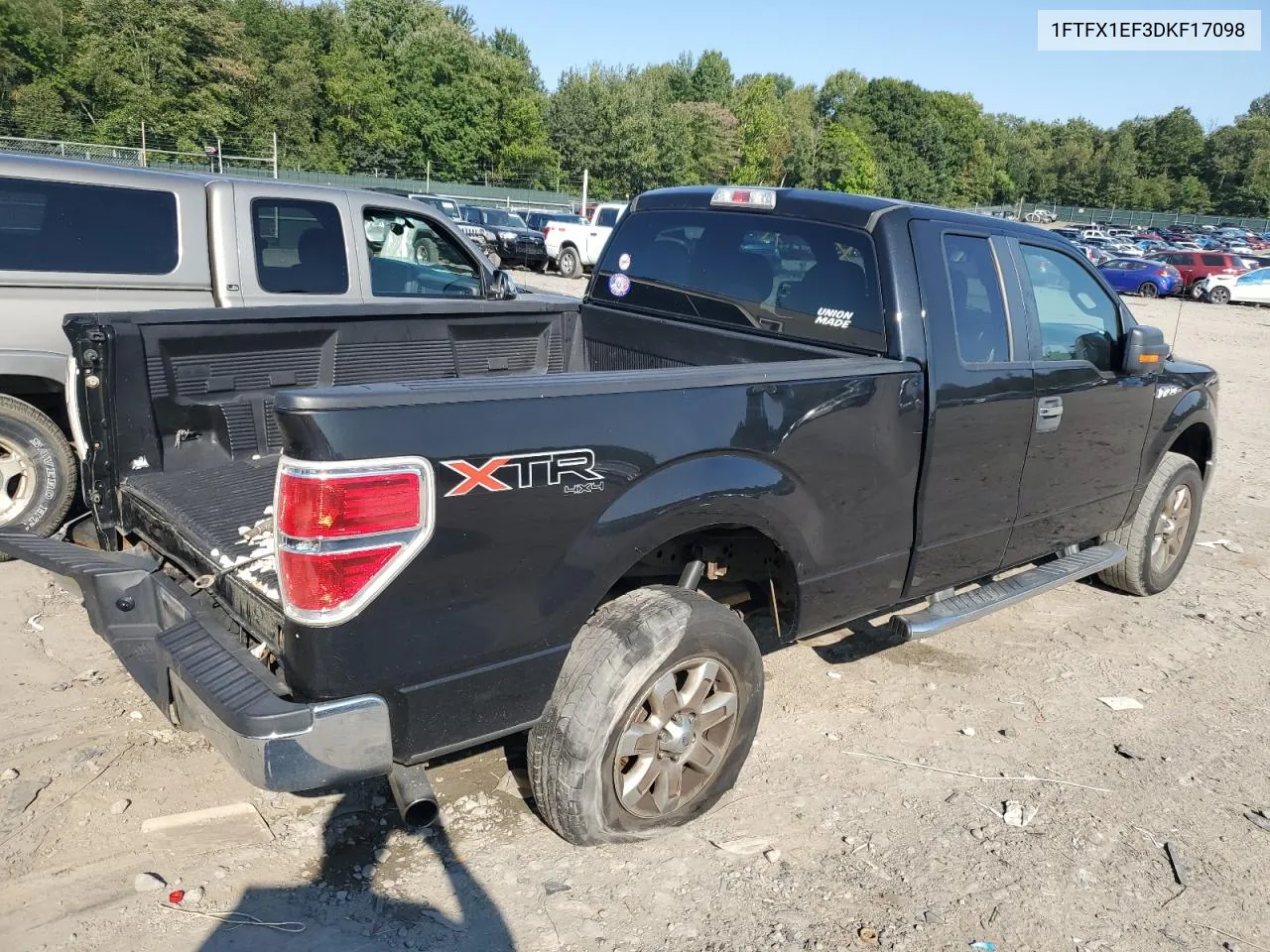 1FTFX1EF3DKF17098 2013 Ford F150 Super Cab