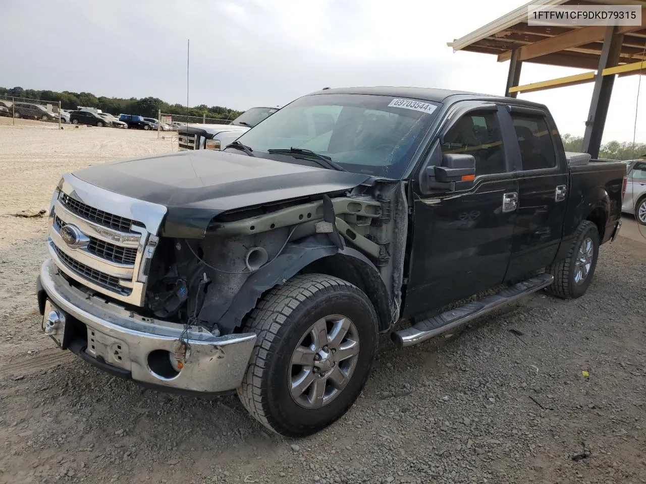 2013 Ford F150 Supercrew VIN: 1FTFW1CF9DKD79315 Lot: 69703544