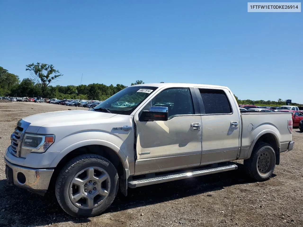 2013 Ford F150 Supercrew VIN: 1FTFW1ET0DKE26914 Lot: 69827914