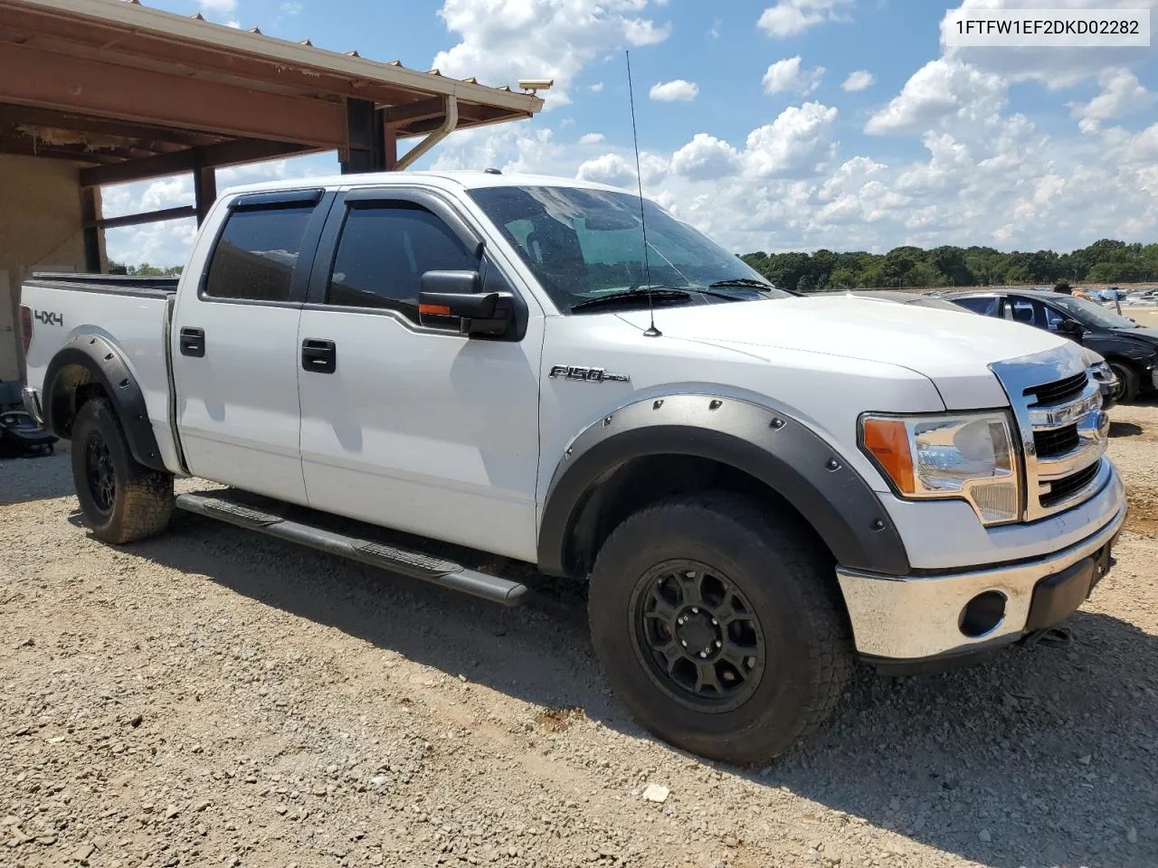 1FTFW1EF2DKD02282 2013 Ford F150 Supercrew