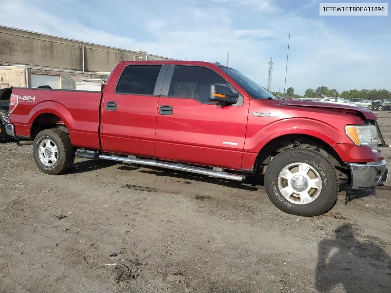 2013 Ford F150 Supercrew VIN: 1FTFW1ET8DFA11896 Lot: 69984674