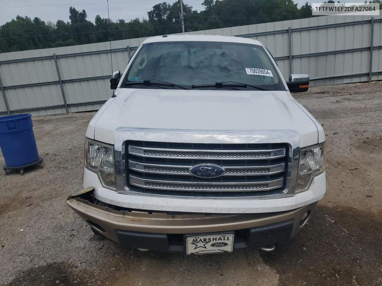 2013 Ford F150 Supercrew VIN: 1FTFW1EF2DFA27084 Lot: 70039054