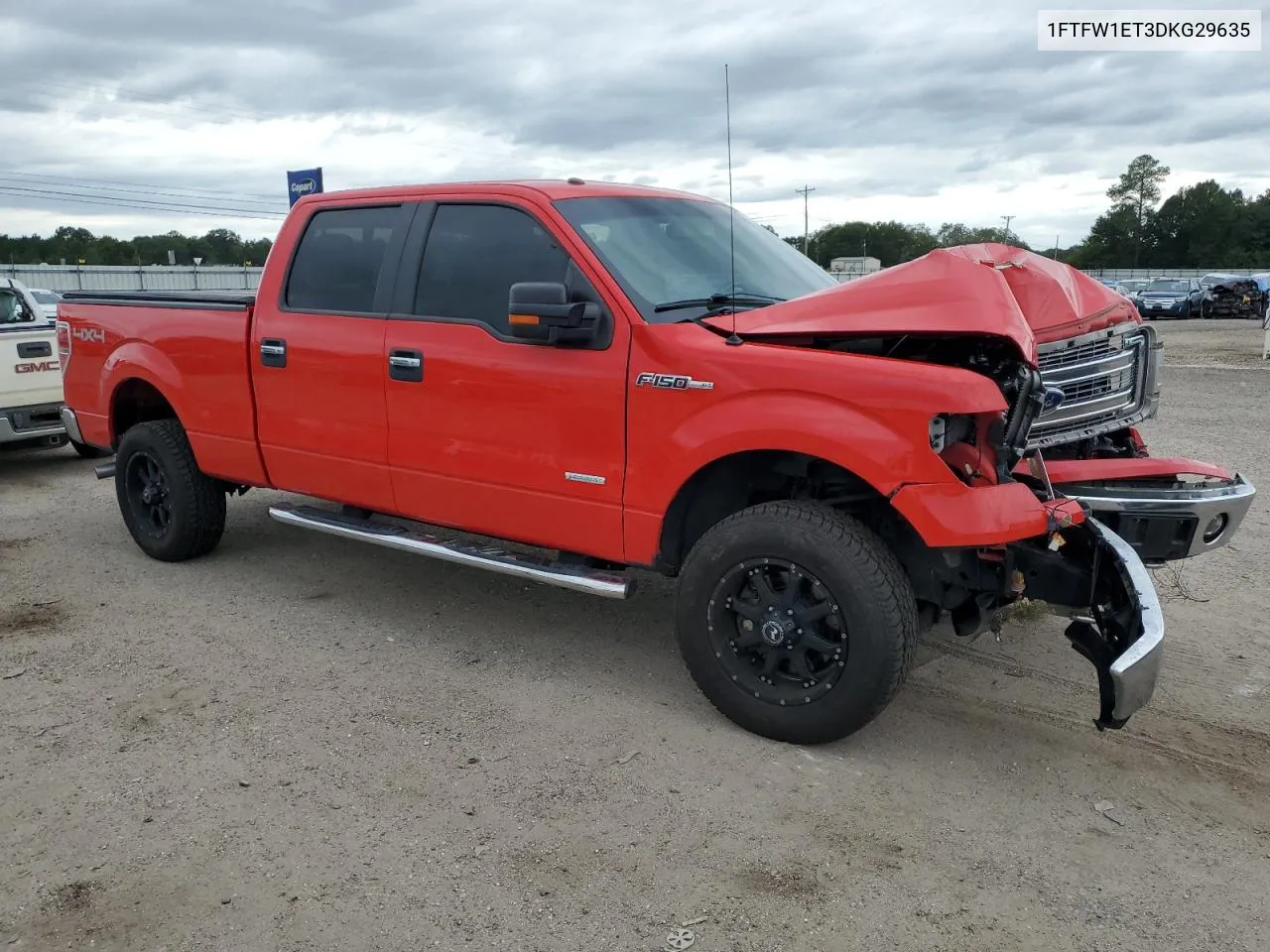 2013 Ford F150 Supercrew VIN: 1FTFW1ET3DKG29635 Lot: 70120854