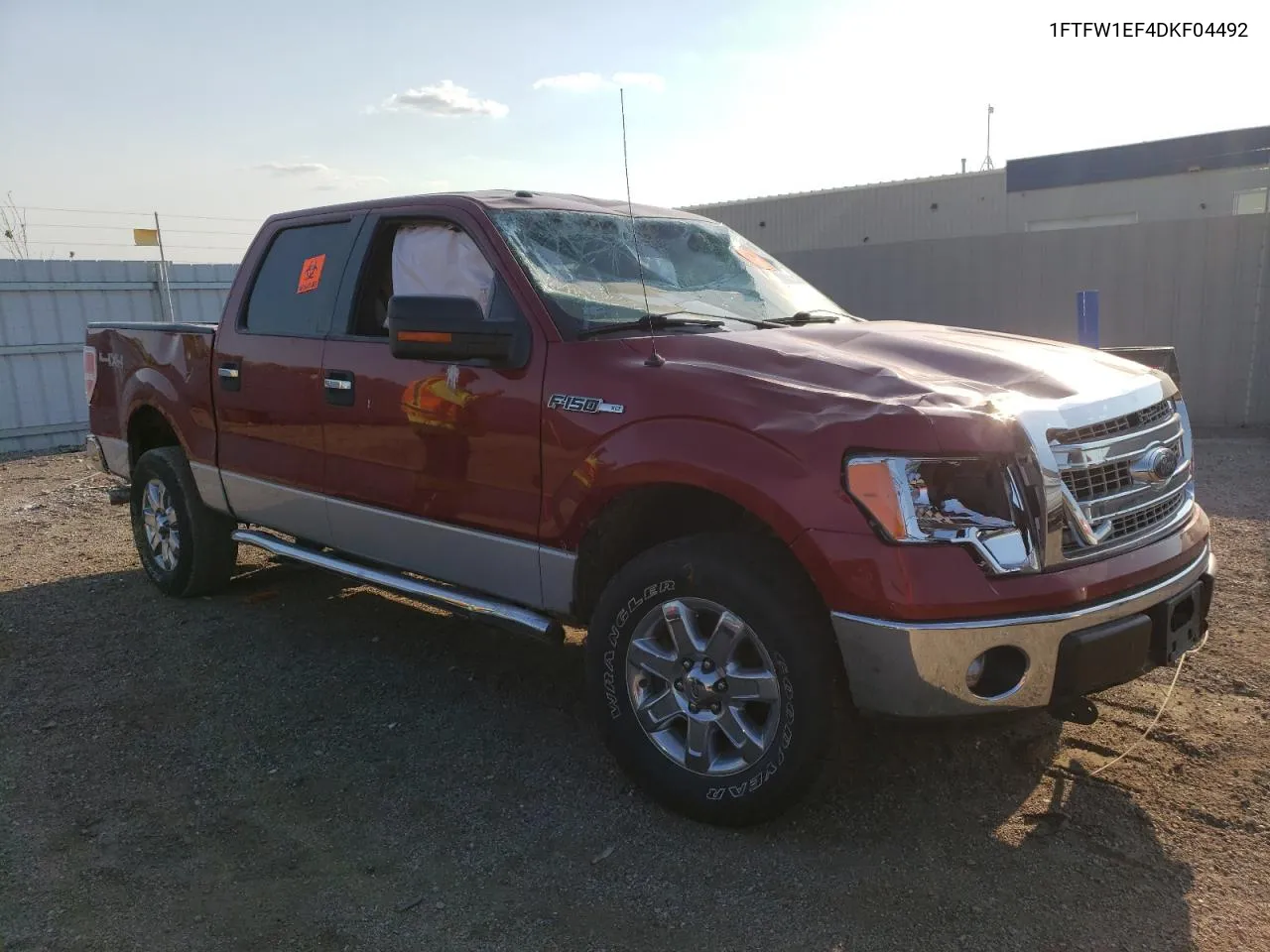 1FTFW1EF4DKF04492 2013 Ford F150 Supercrew