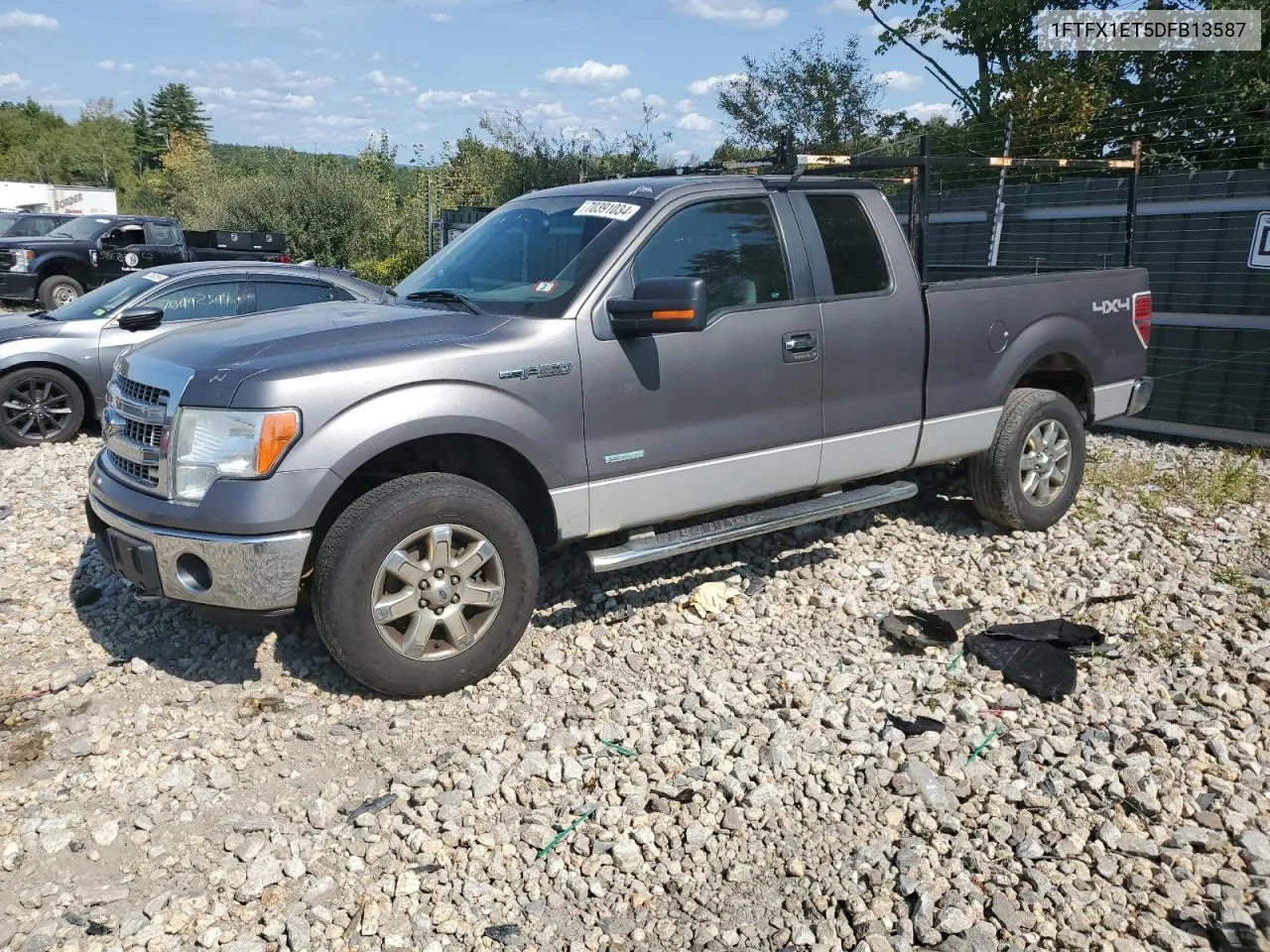 2013 Ford F150 Super Cab VIN: 1FTFX1ET5DFB13587 Lot: 70391034