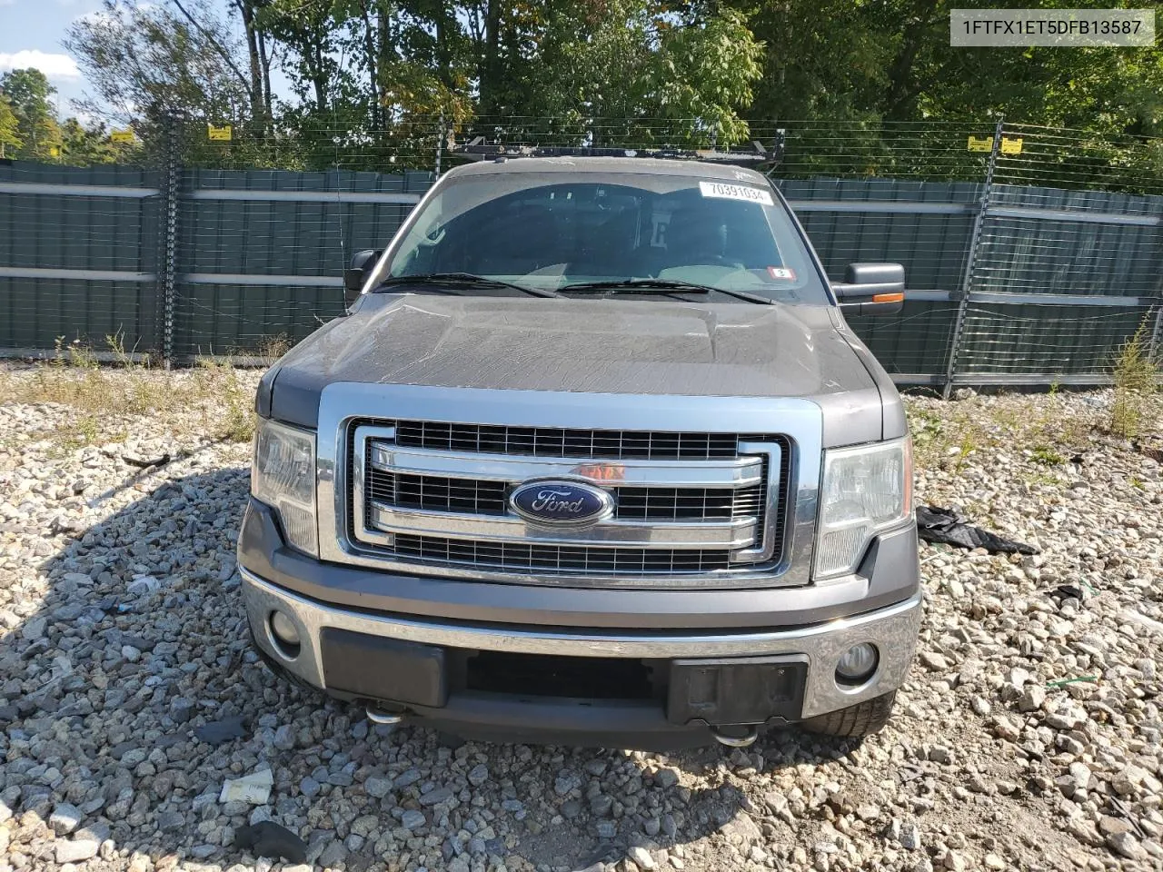 2013 Ford F150 Super Cab VIN: 1FTFX1ET5DFB13587 Lot: 70391034