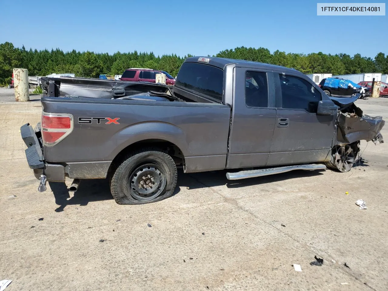 2013 Ford F150 Super Cab VIN: 1FTFX1CF4DKE14081 Lot: 70402004